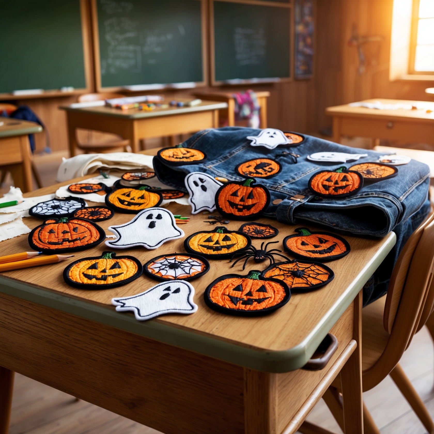 Custom Halloween patches