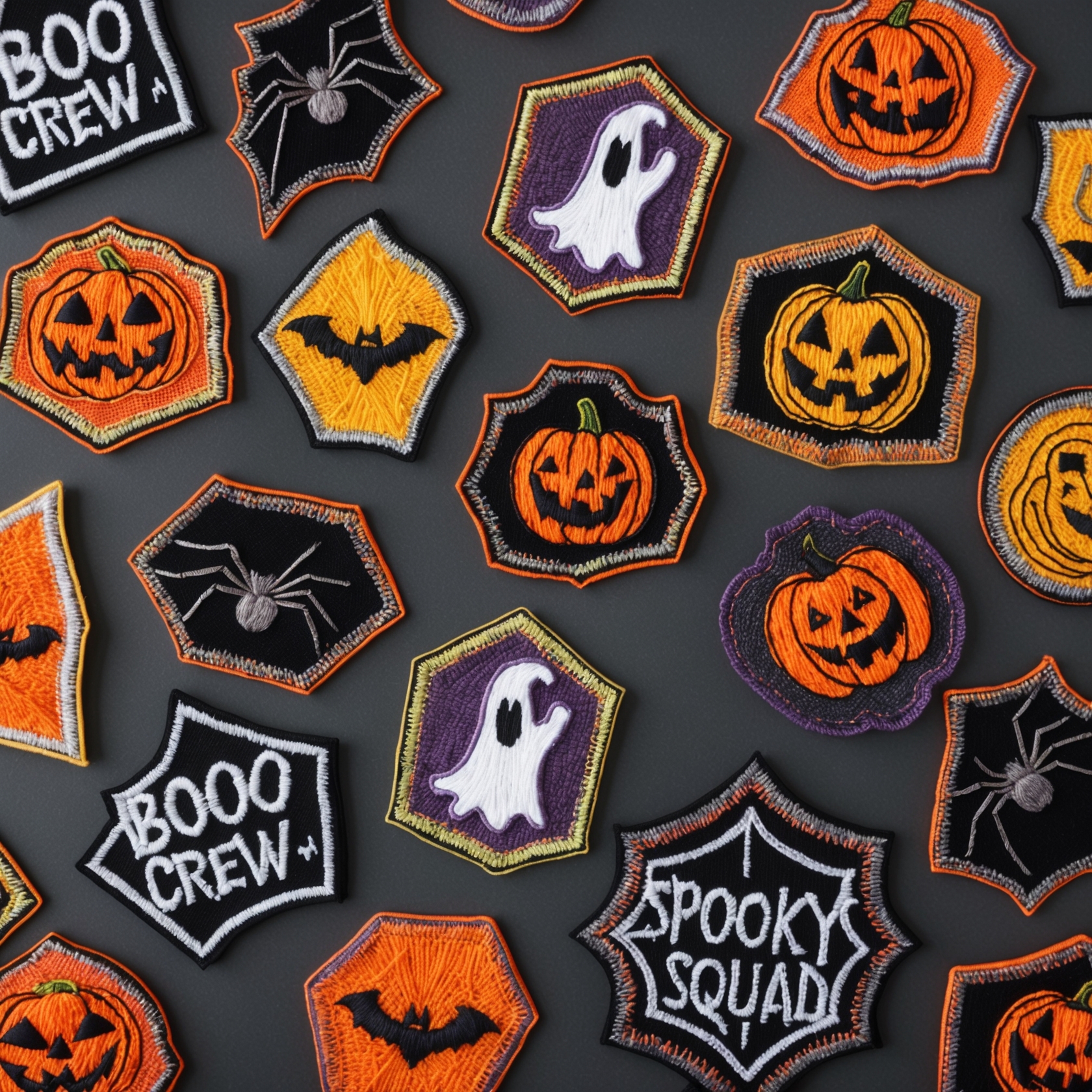 Custom Halloween patches