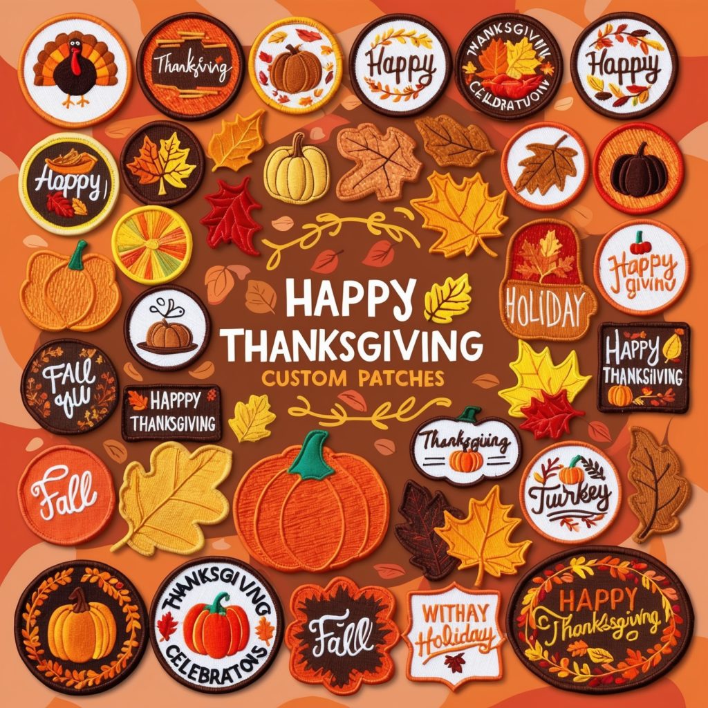 Custom Thanksgiving patches